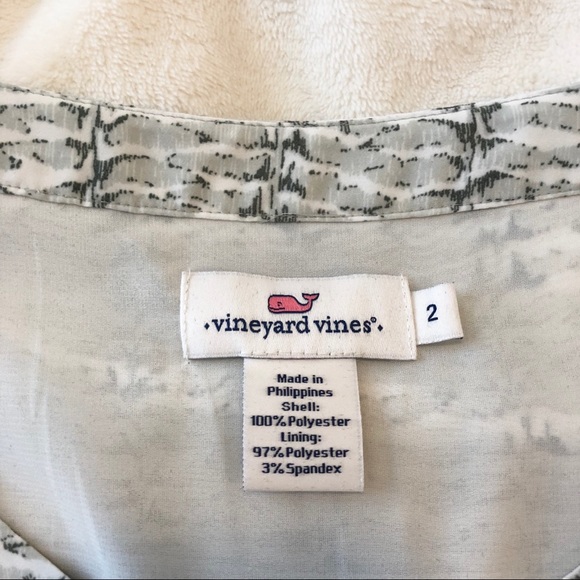 {Vineyard Vines} Snake Print Blouse - Picture 5 of 6